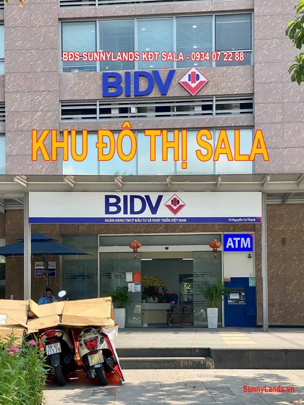 Ngân hàng BIDV tại khu đô thị Sala