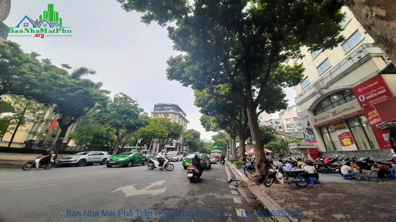 Bán nhà mặt phố Trần Hưng Đạo 50m2 x 7 tầng, mặt tiền 4.8m, vị trí lô góc đắc địa