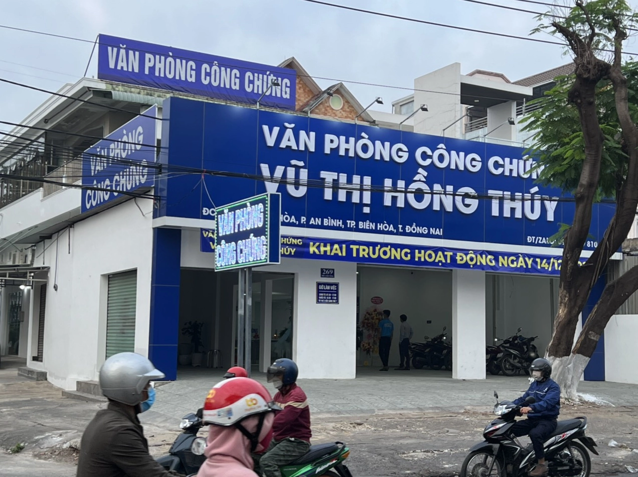Cơ sở vật chất hiện đại của văn phòng công chứng