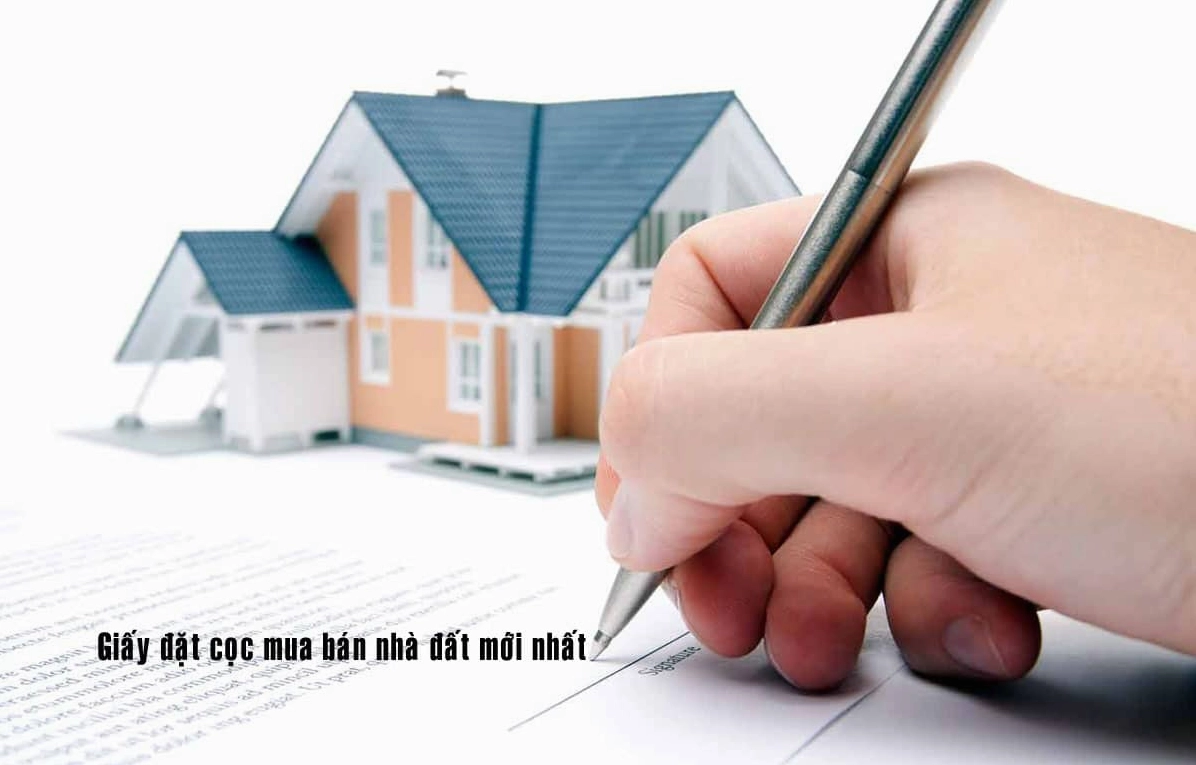 Giấy đặt cọc mua nhà đất mẫu tham khảo