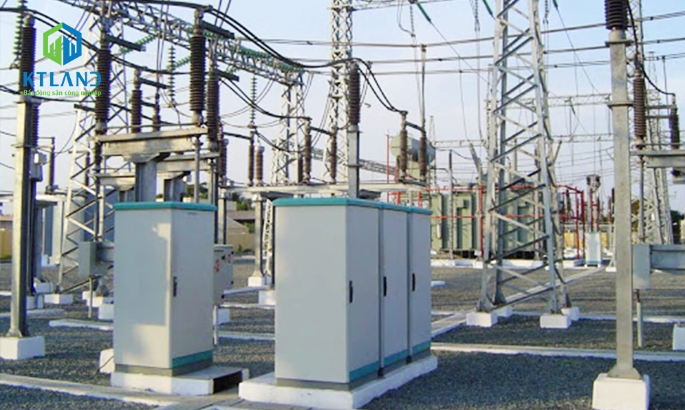 Hệ thống trạm điện cao áp trong khu công nghiệp