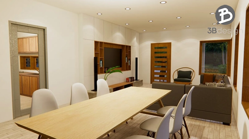 Mẫu không gian phòng bếp thiết kế sang trọng, lịch sự cho ngôi nhà