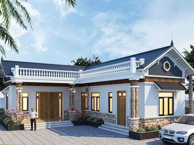 Mẫu nhà cấpL tối ưu diện tích đất