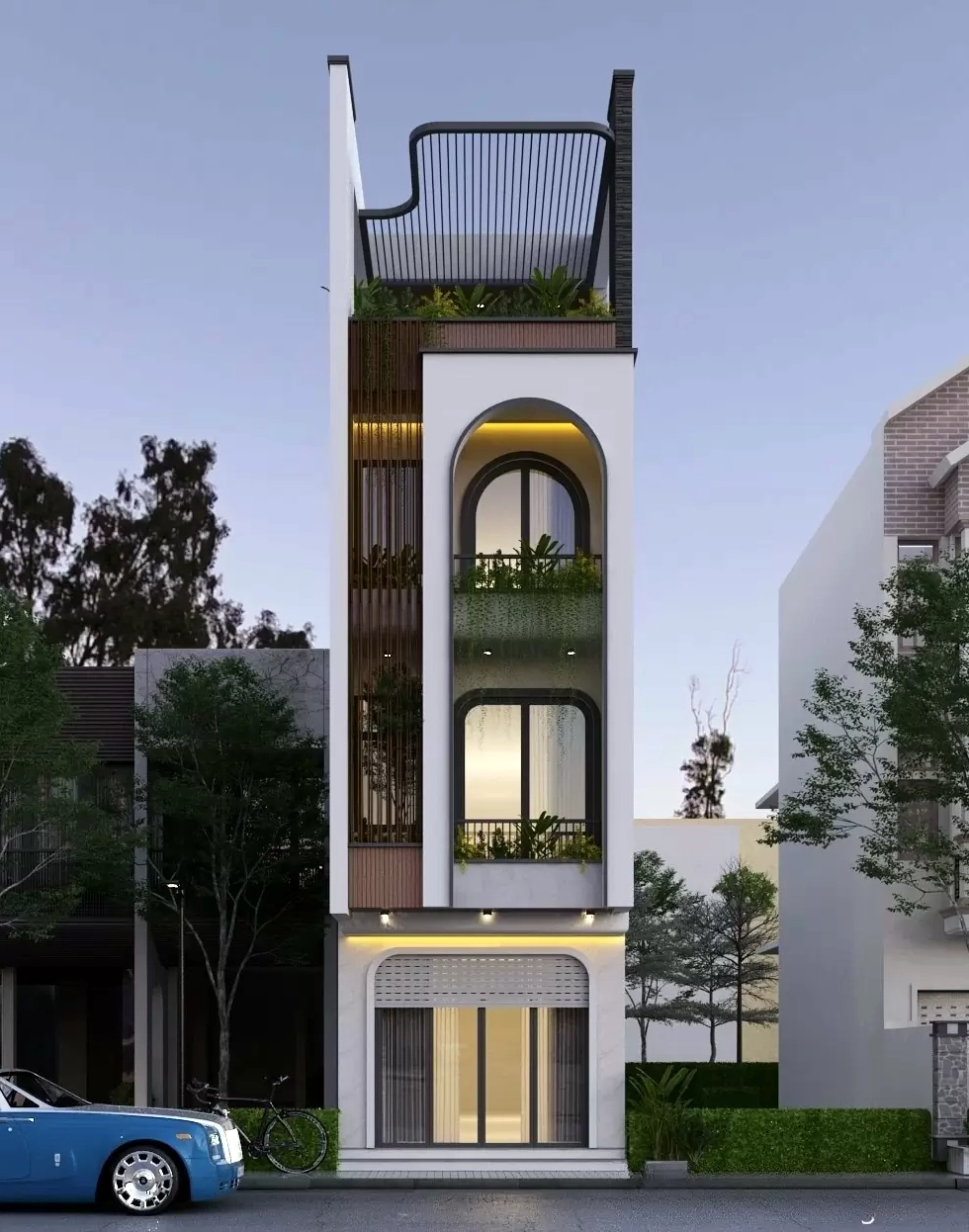 Mẫu nhà ống đẹp cấp 4 giá rẻ ở nông thôn