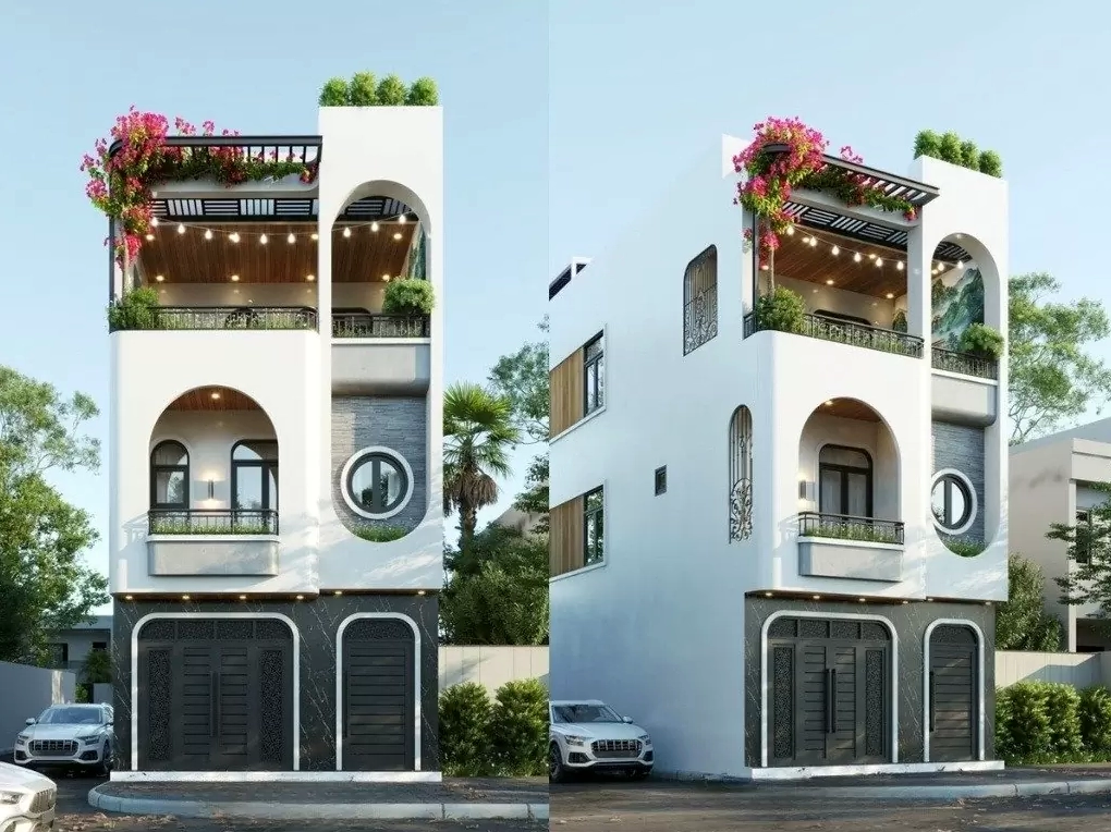 Mẫu nhà ống hiện đại, tiện nghi