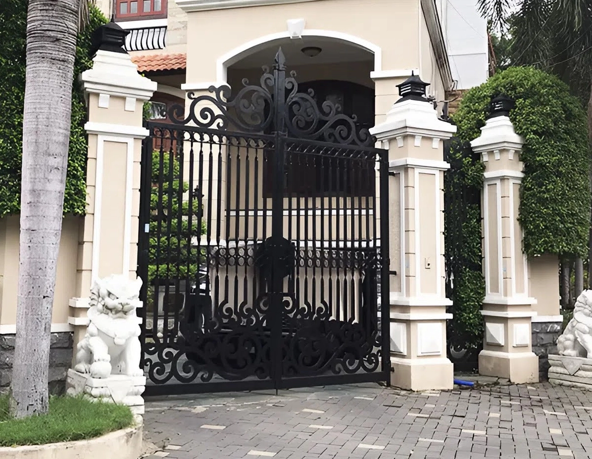 Mẫu trụ cổng đẹp đơn giản