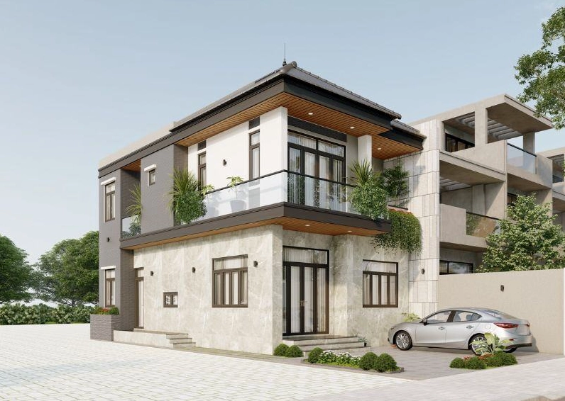 Nhà 2 tầng 80m2 ở nông thôn