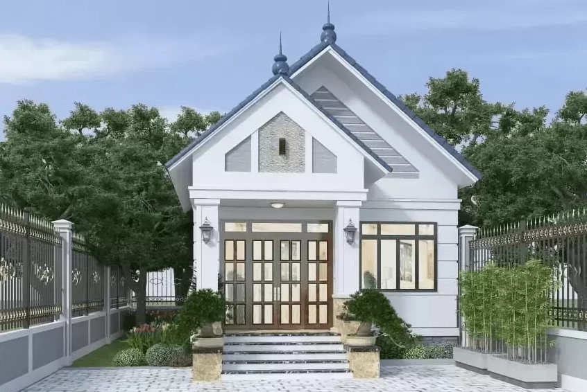 Nhà cấp 4 sửa dụng trần thạch cao Vĩnh Tường Siêu Bền X