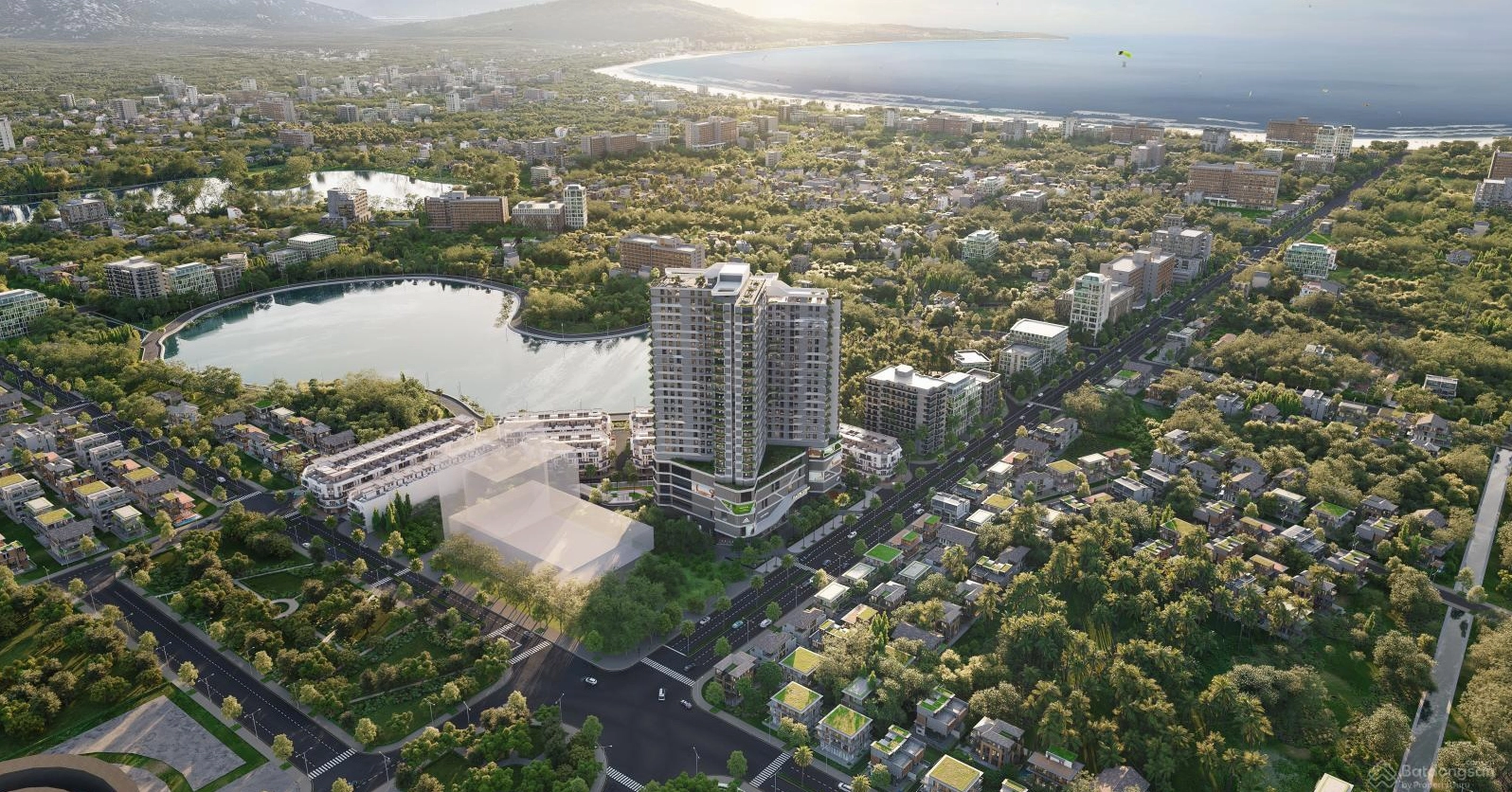 Phối cảnh Hacom Tower, điểm nhấn khu đô thị Mỹ Gia