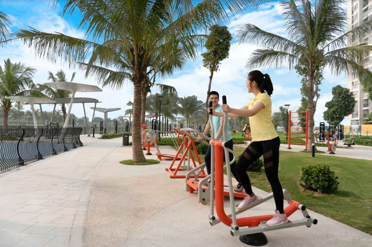 Sân tập thể thao Vinhomes Ocean Park