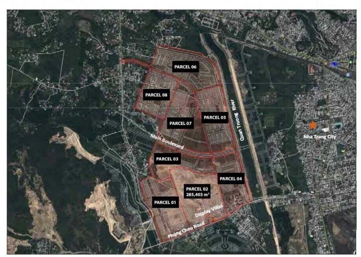 Sơ đồ tổng thể Khu đô thị Mỹ Gia