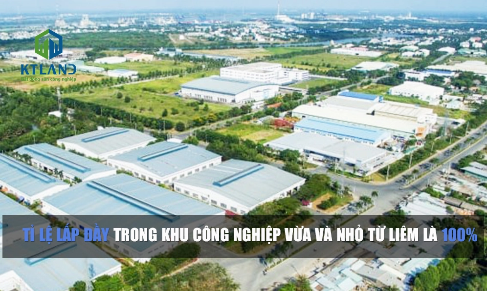 Tỉ lệ lấp đầy trong KCN vừa và nhỏ Từ Liêm là 100%