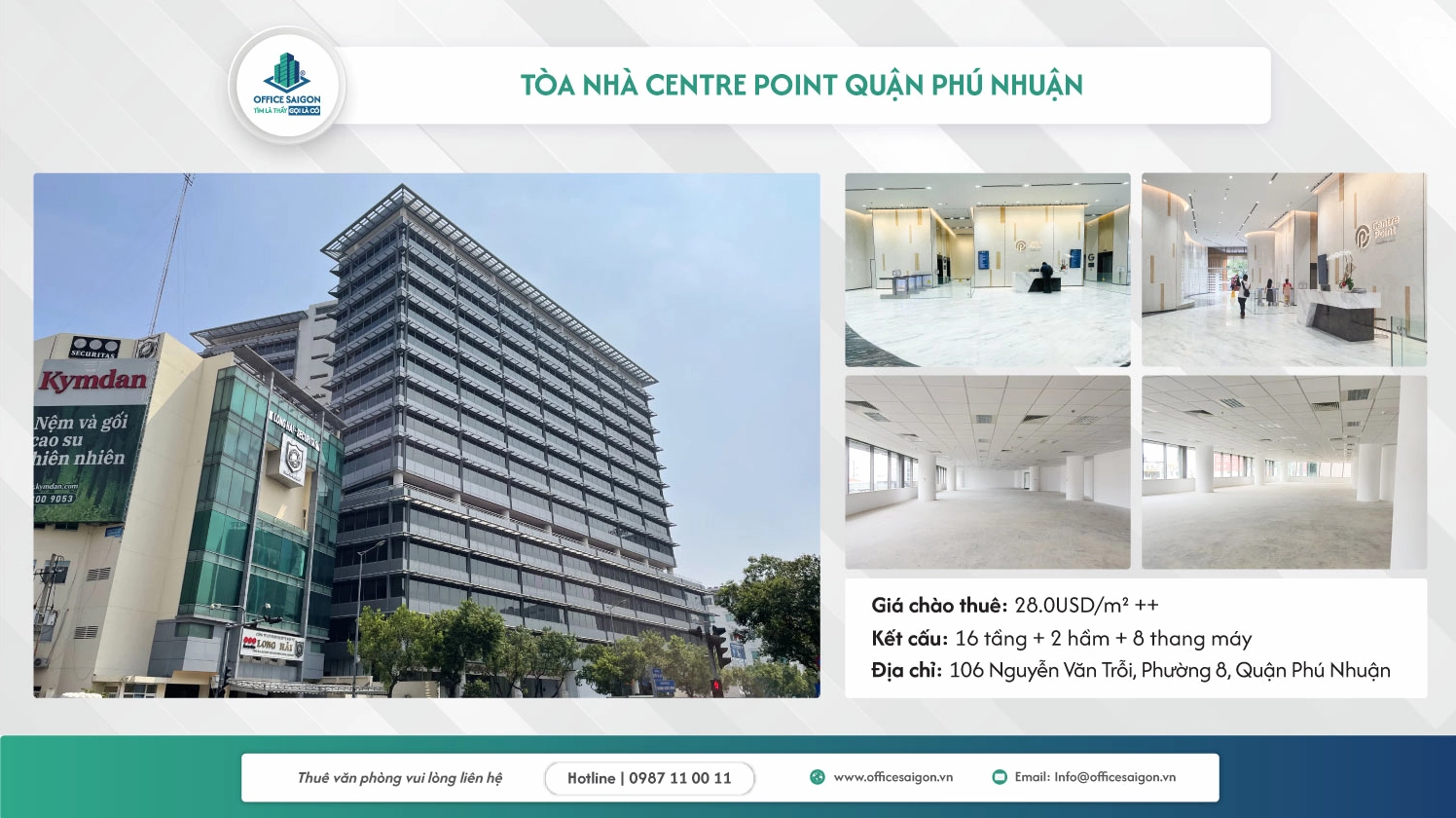 tòa nhà văn phòng Centre Point Tower quận phú nhuận