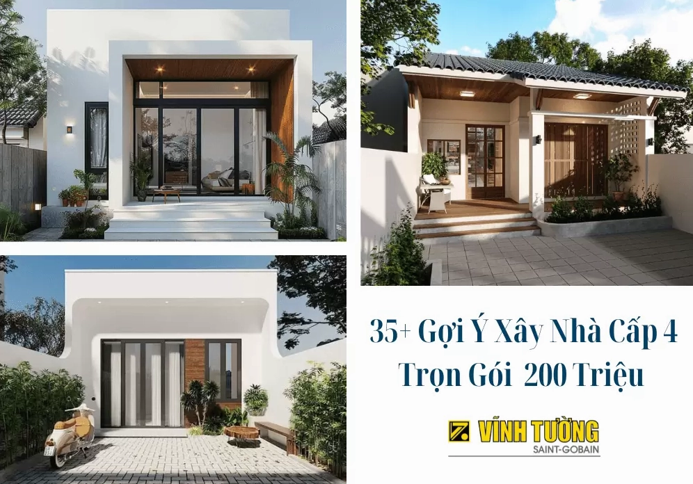 Xây nhà cấp 4 trọn gói 200 triệu